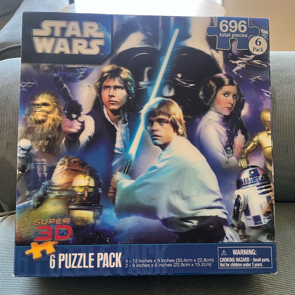 Star Wars 3D Puzzle Bundle 696 Pieces Total